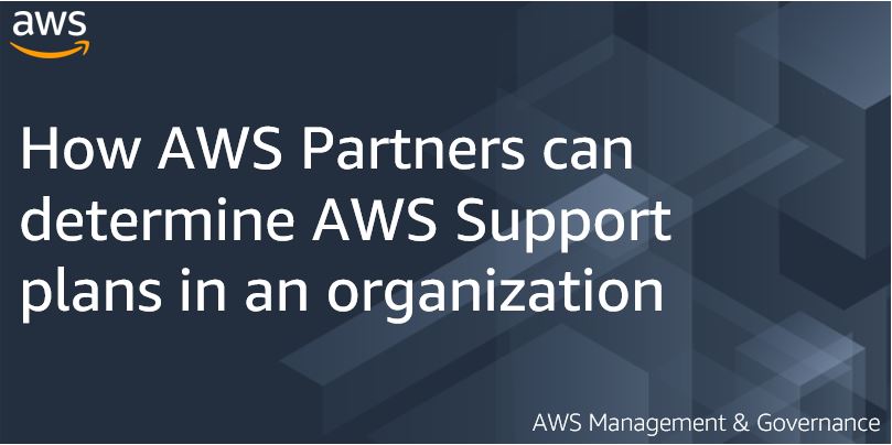 How AWS Partners can determine AWS Support plans in an organization