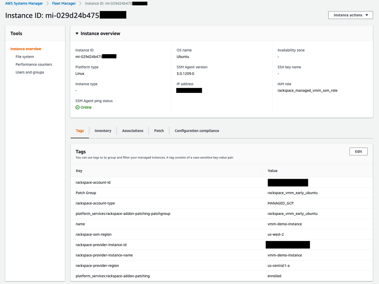 How Rackspace uses AWS Systems Manager for instance patching 