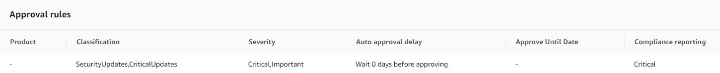 When creating the Patch Baseline, modify the Auto Approval Delay setting in Patch Manager to 'Wait 0 days before approving'.