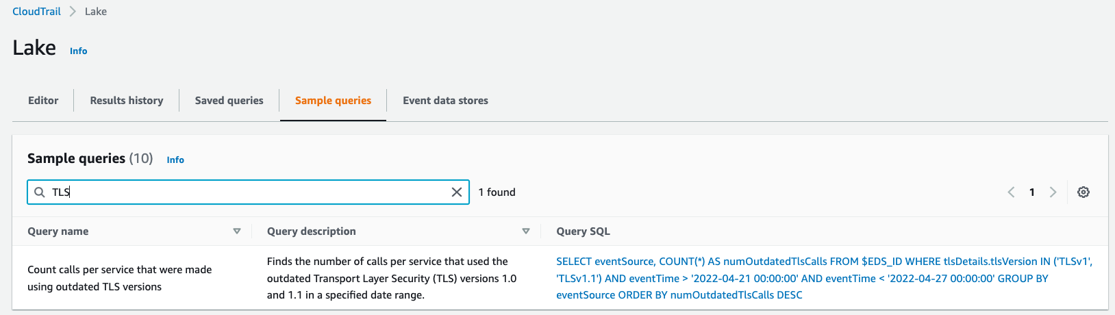 Figure 1: Sample Query