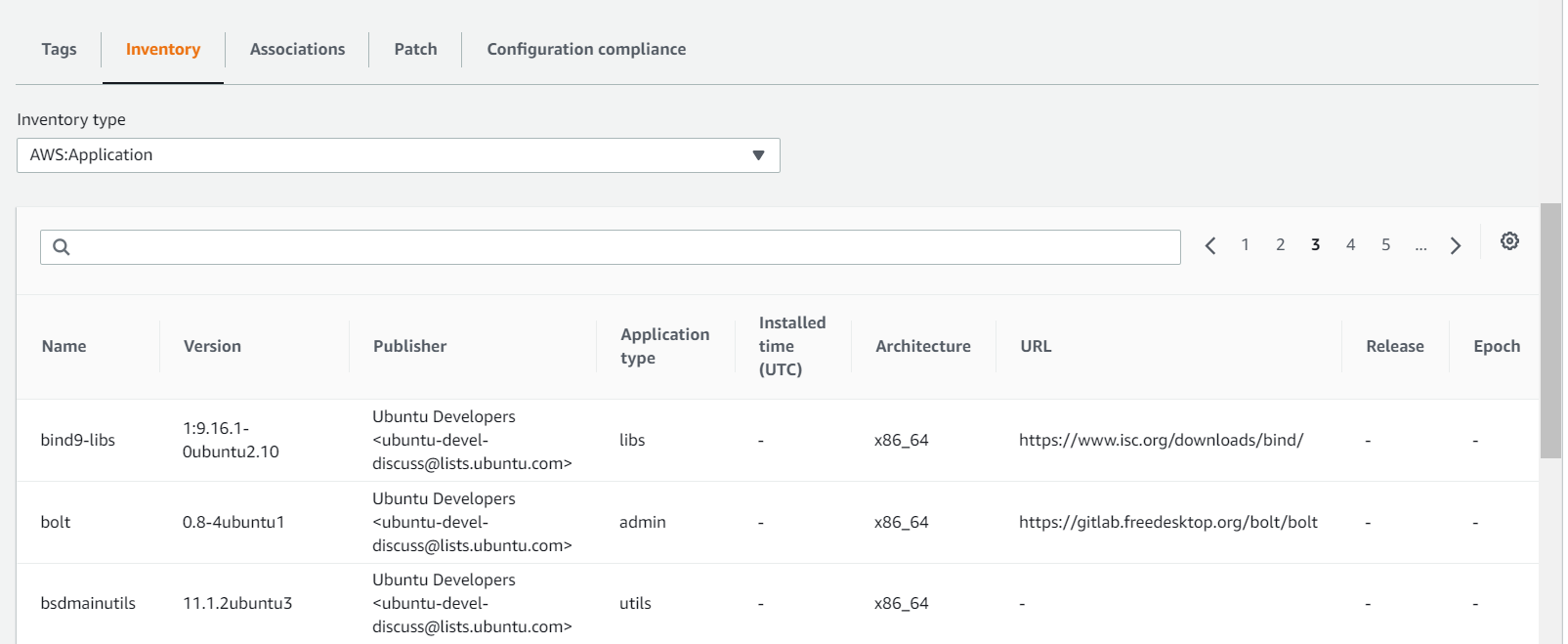 Systems Manager Inventory provides drilldown that display inventory metadata details for your Azure VM