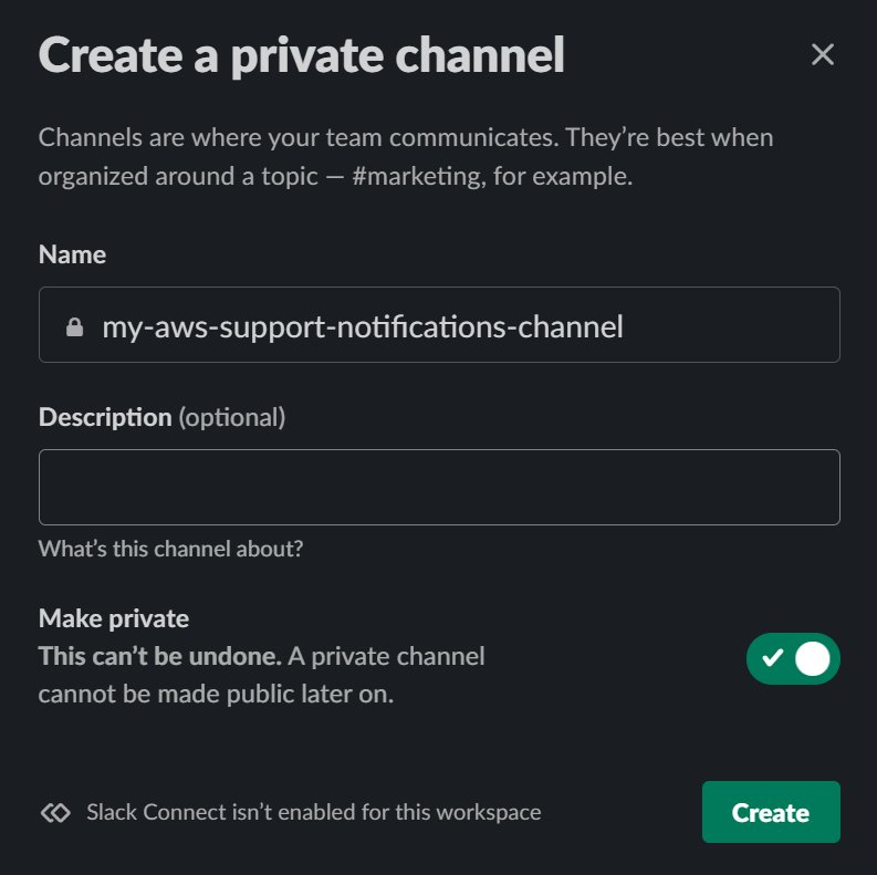 Screenshot from Slack depicting the creation of a private channel.