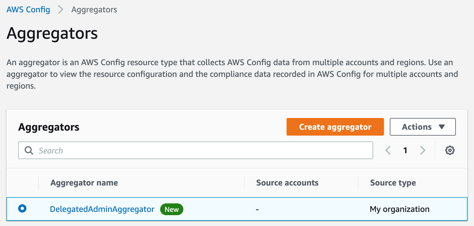 Figure 1. AWS Config Aggregators