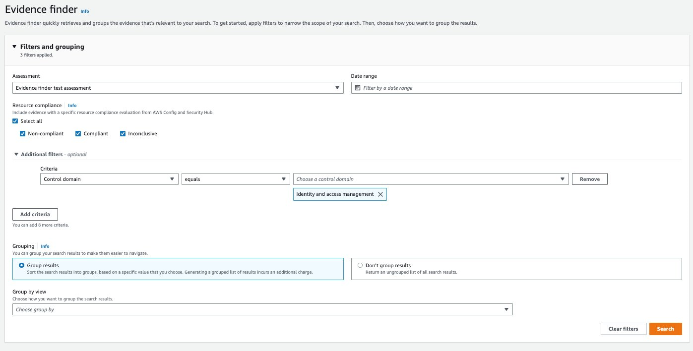 Image shows how to group the results