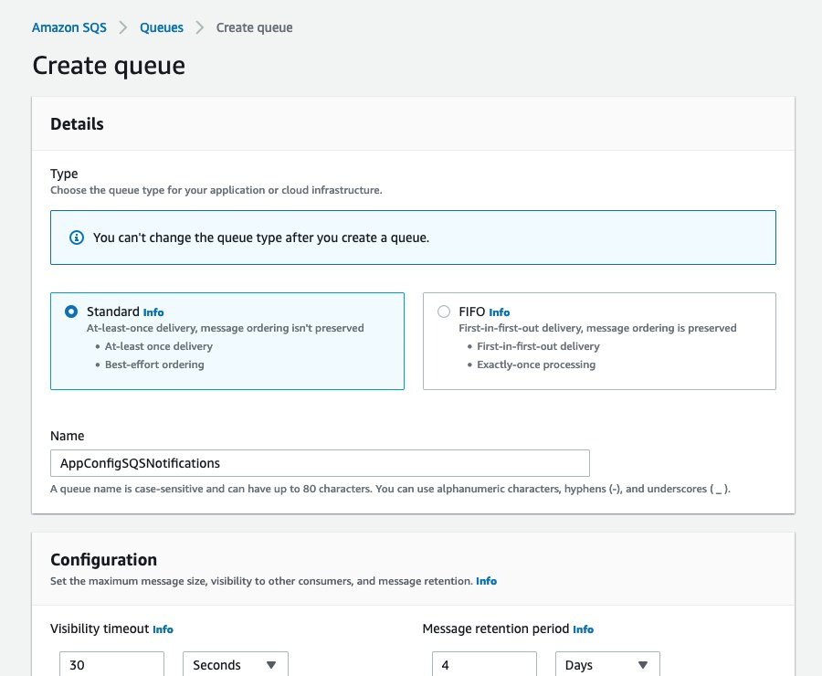 Figure 1. Creating an SQS Queue in the AWS Management Console