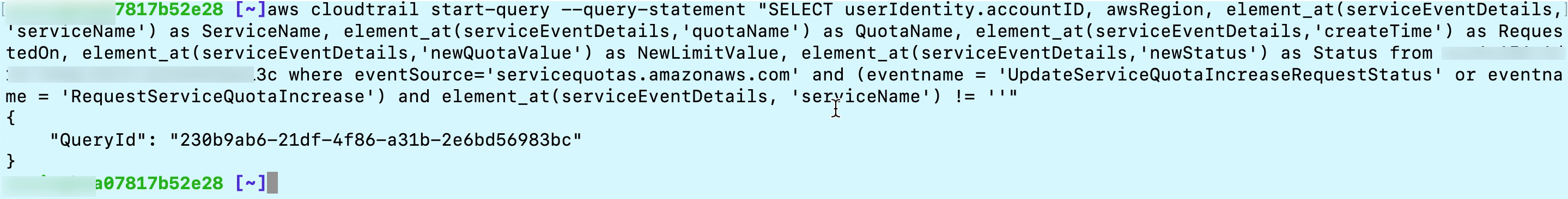 Figure 4.2. Run Query CLI.