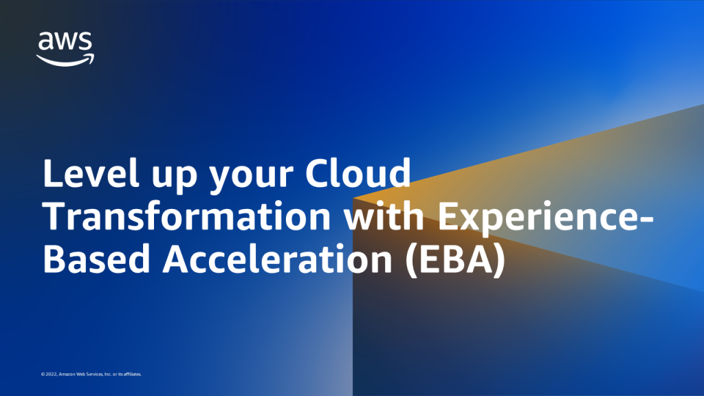 EBA  AWS Cloud Operations & Migrations Blog