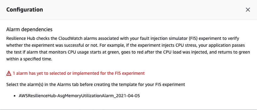 Additional FIS configuration