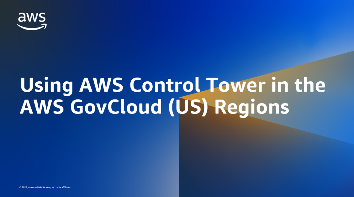 Building a well architected AWS GovCloud (US) environment with AWS ...