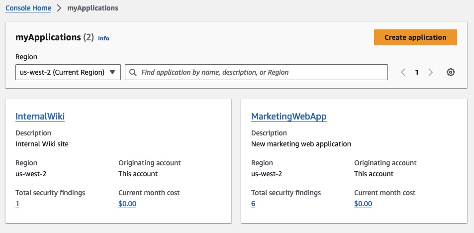 Getting Started With MyApplications For Terraform managed Applications 