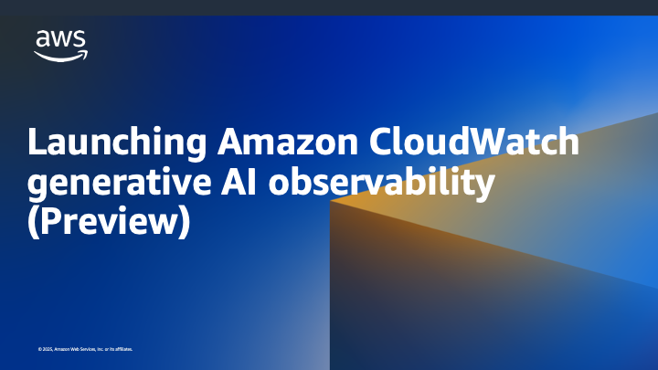 Introducing Amazon CloudWatch: Generative AI for Enhanced Observability (Preview)