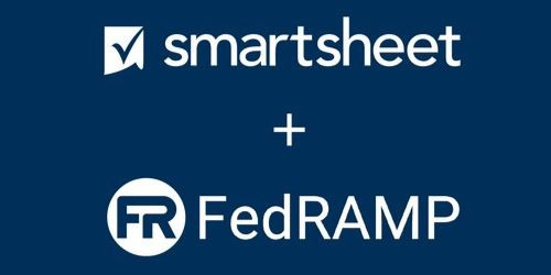 Smartsheet + FedRAMP logos