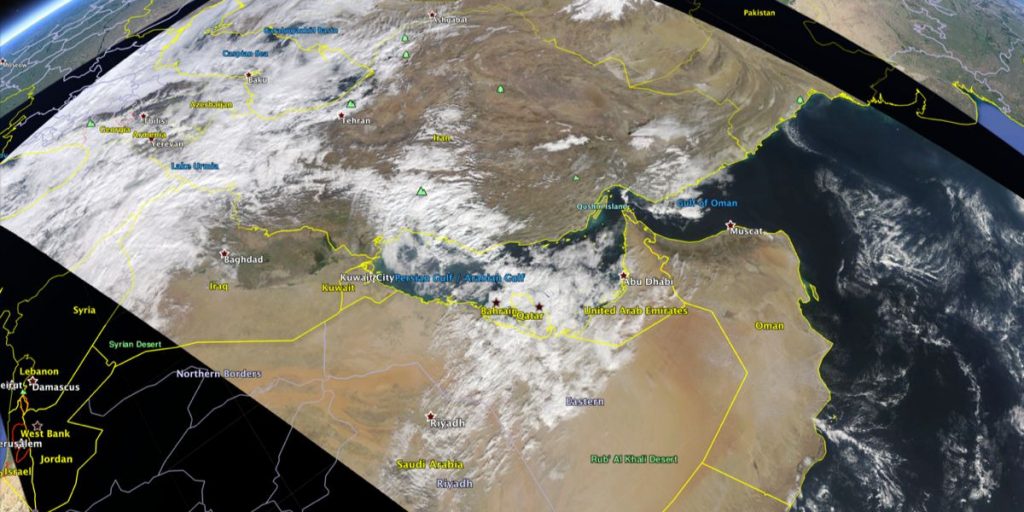 Satellite image AWS Ground Station