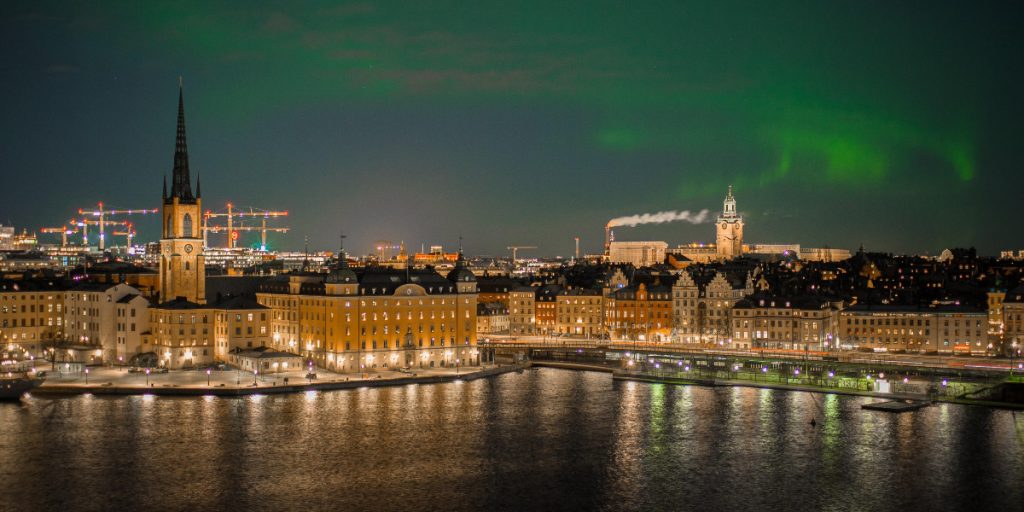 Stockholm at night