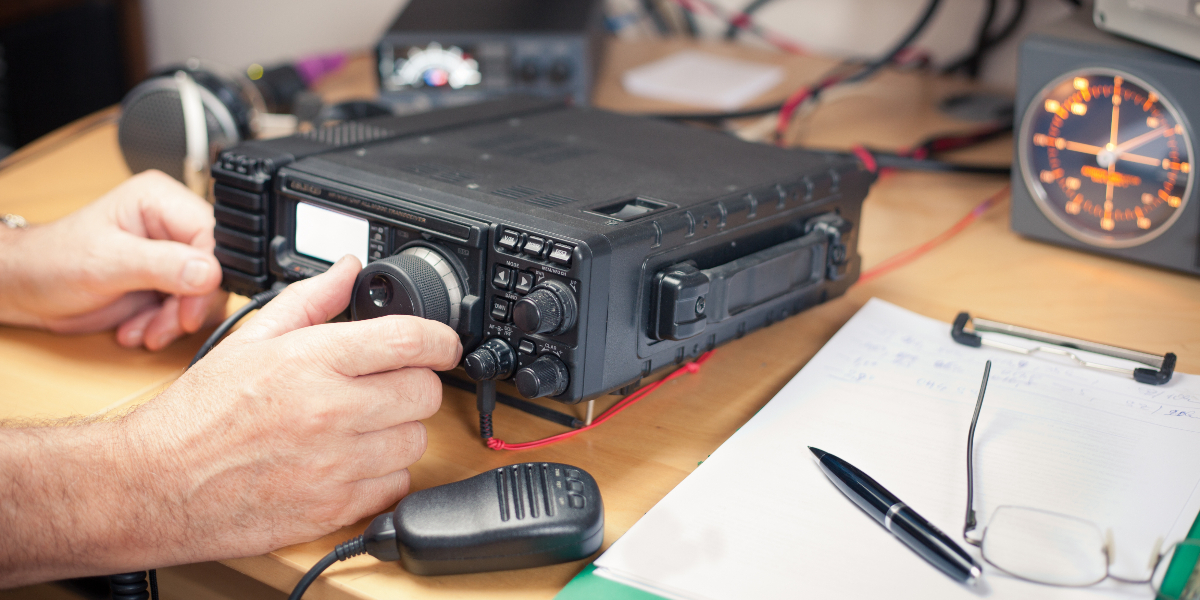 Amateur radio in desasters pictures