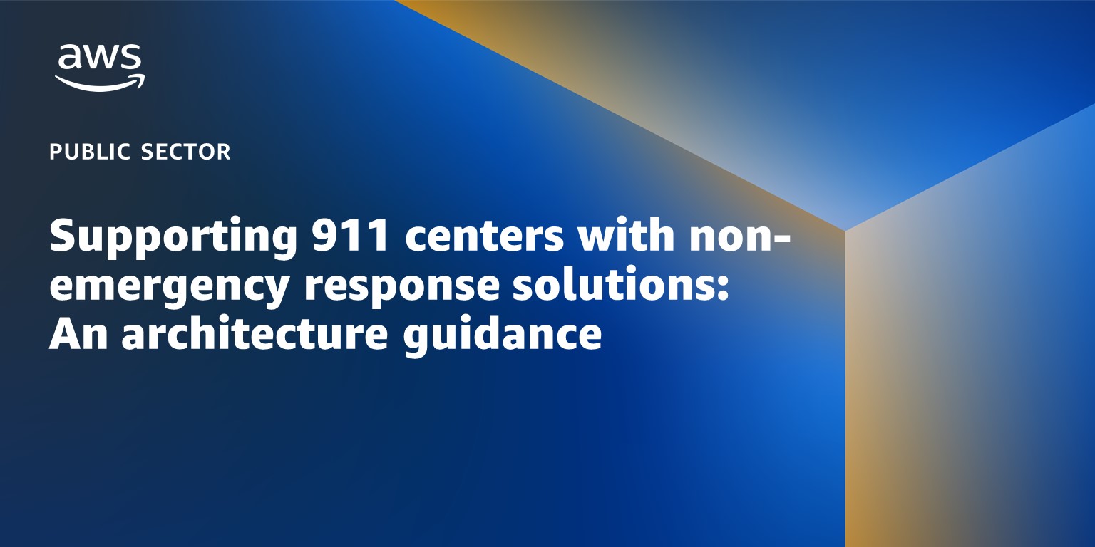 Supporting 911 centers with nonemergency response solutions An