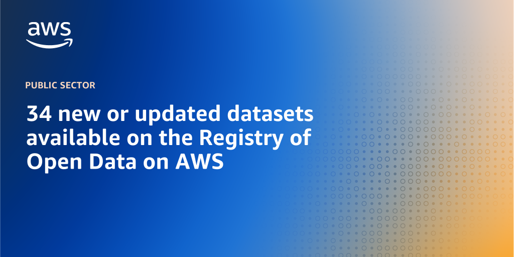 geospatial data | AWS Public Sector Blog