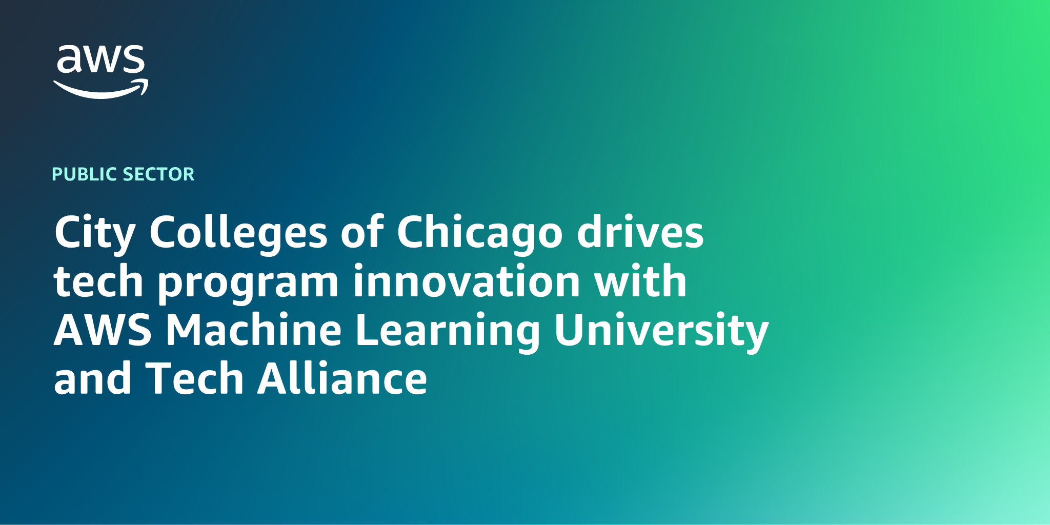 City Colleges of Chicago drives tech program innovation with AWS ...