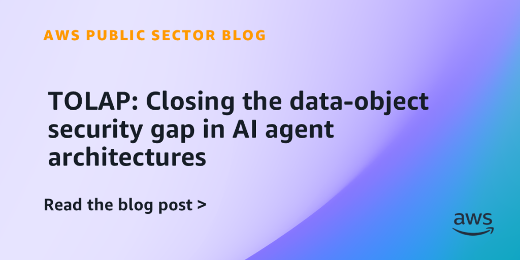 TOLAP: Closing the data-object security gap in AI agent architectures