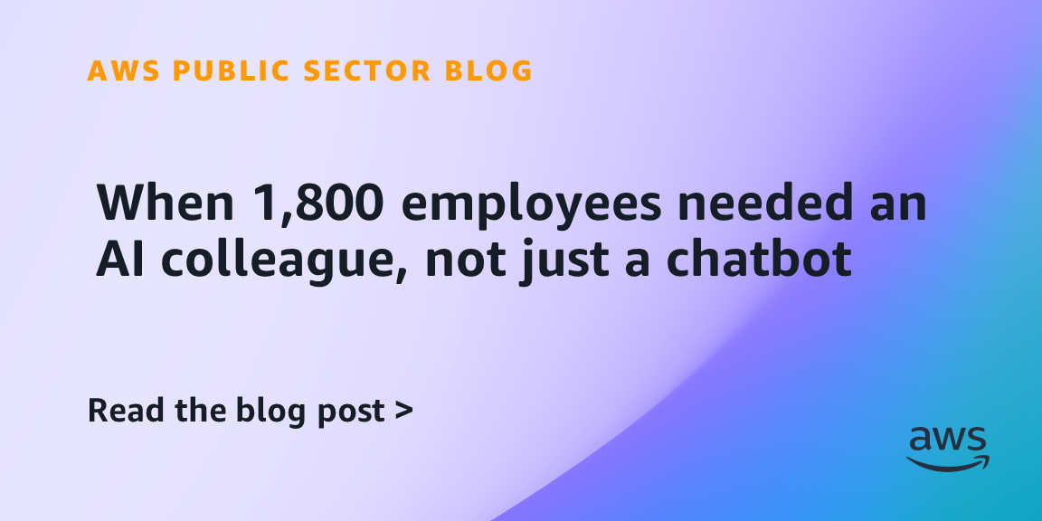 When 1,800 employees needed an AI colleague, not just a chatbot