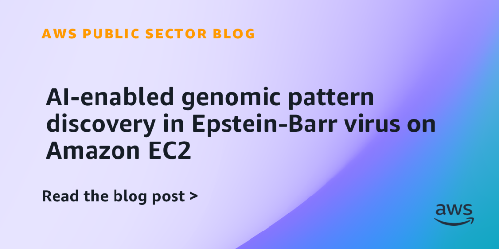 AI-enabled genomic pattern discovery in Epstein-Barr virus on Amazon EC2