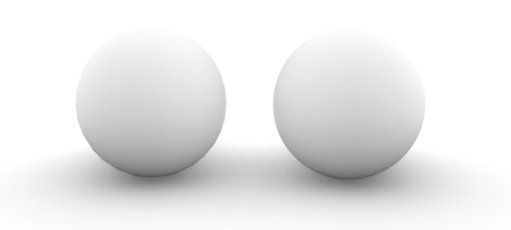 Two Rendered Spheres