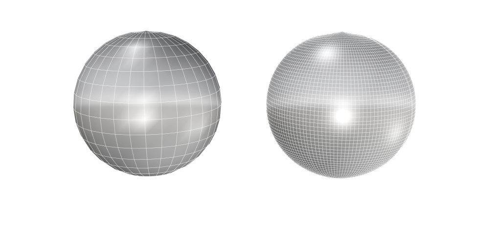 Two Spheres - Mesh View