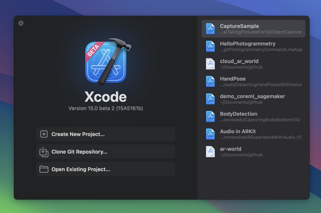 2.-Xcode-Select-Project