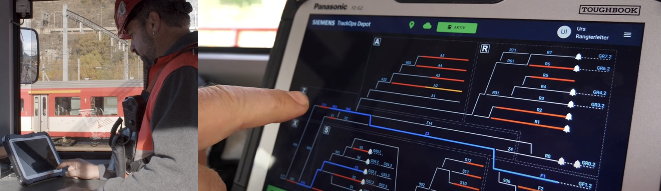 Controlguide® TrackOps Depot in use by MGBahn Shunting Foreman