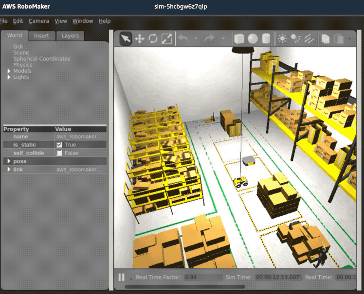 Fleet and multi-robot simulations in AWS | AWS Blog