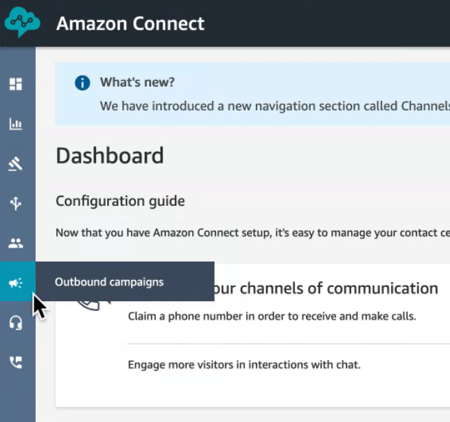 Amazon Connect high volume outbound communications