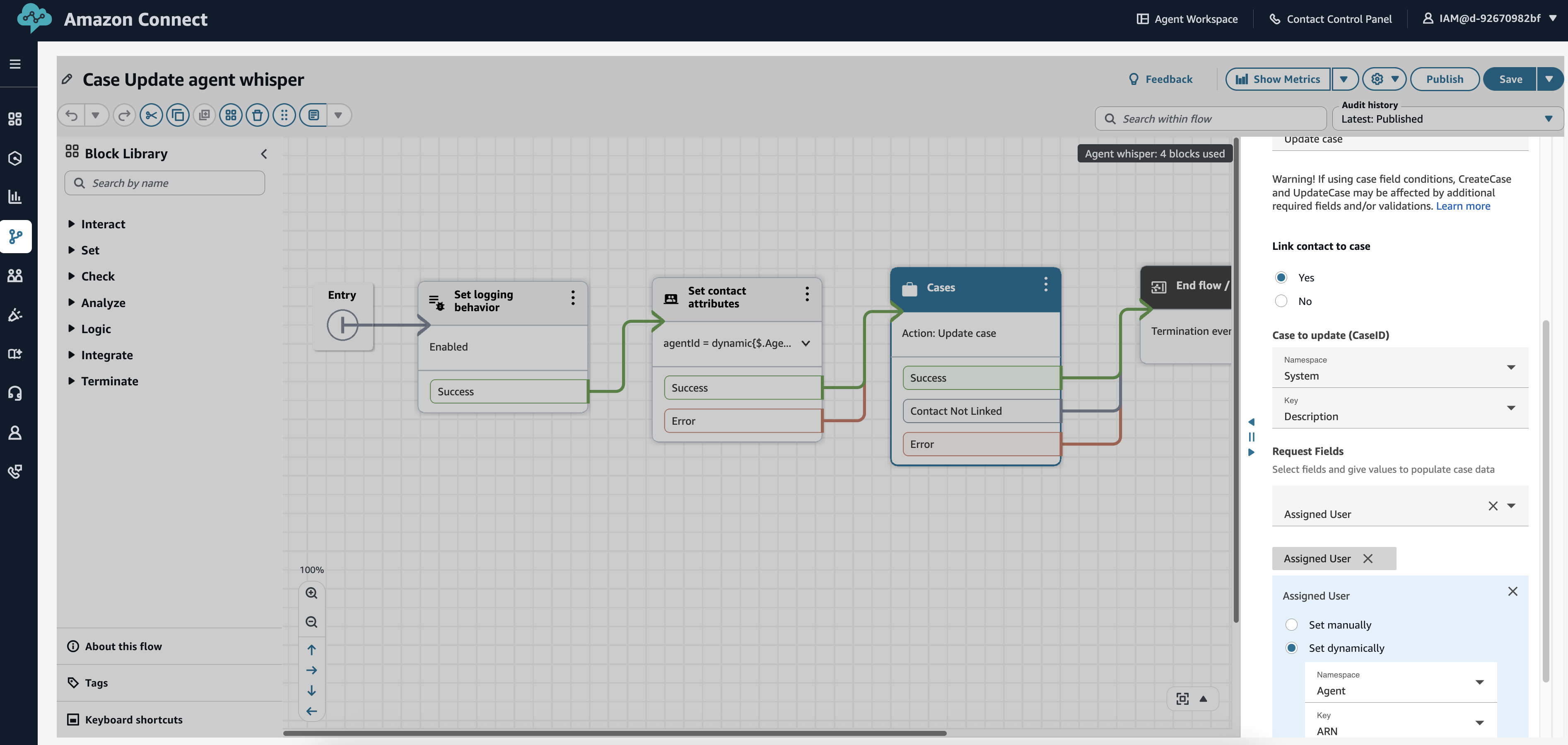 Risk Escalation Task Flow