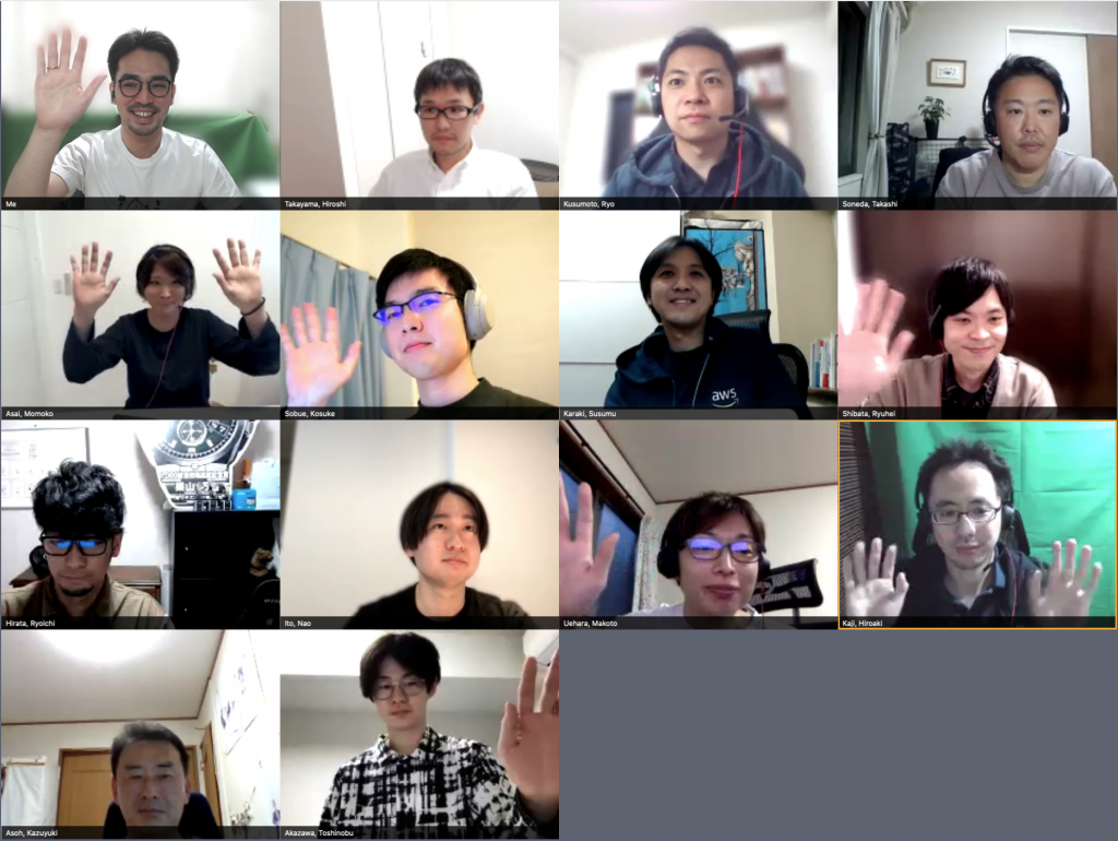 当日参加したAWSメンバーの写真