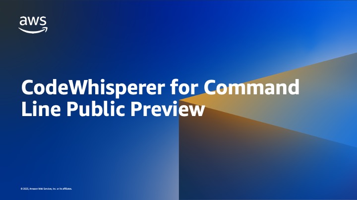 CodeWhisperer-for-Command-Line-Public-Preview