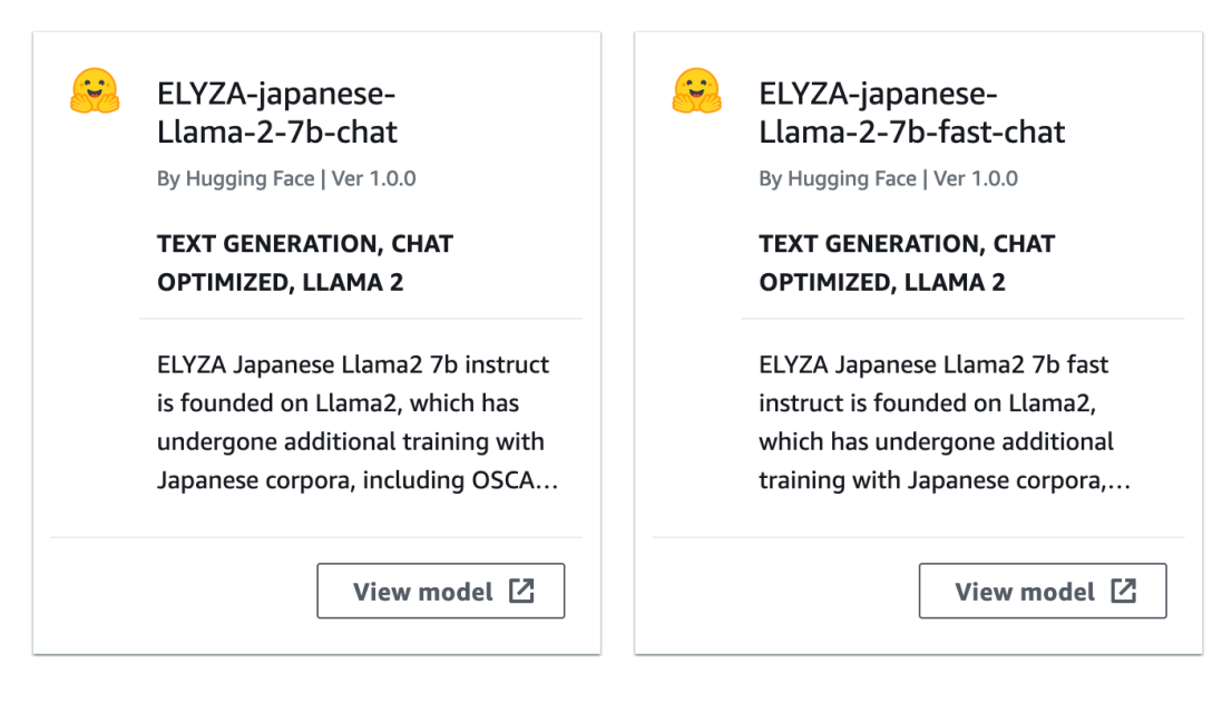 Amazon SageMaker JumpStart で ELYZA の日本語 LLM をワンクリック Amazon SageMaker JumpStart で ELYZA の日本語 LLM をワンクリック