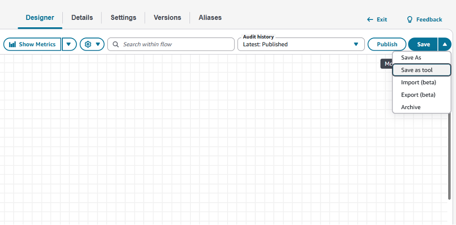 ツールとして保存