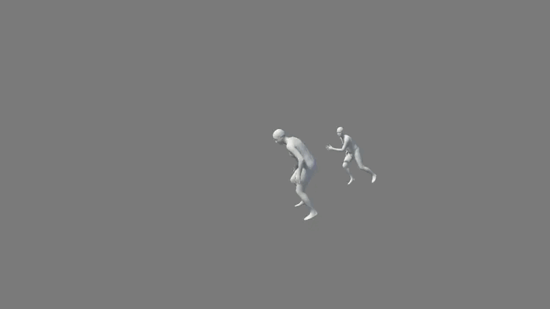 A gif of Figure 3 - 3D rendering - football players 3D reconstruction