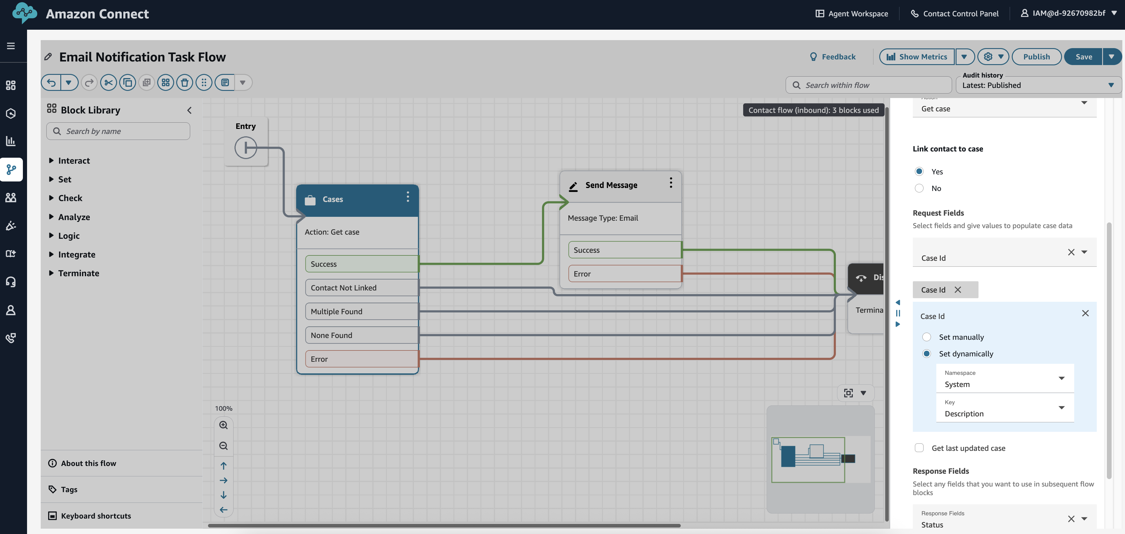 Email Notification Task Flow
