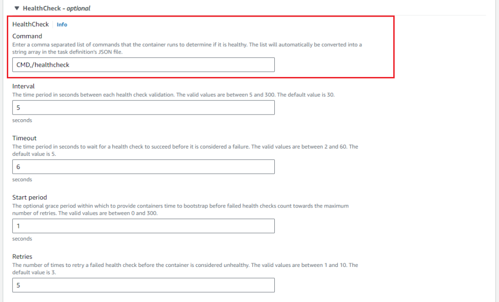 Figure 3: ADOT collector container configuration (continued)