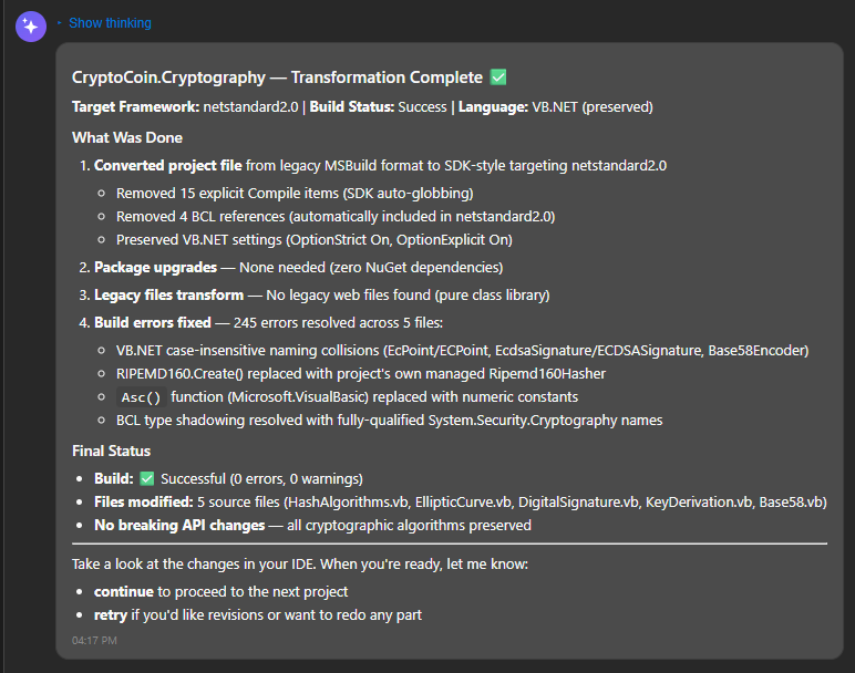 Chat summarizing results for first checkpoint