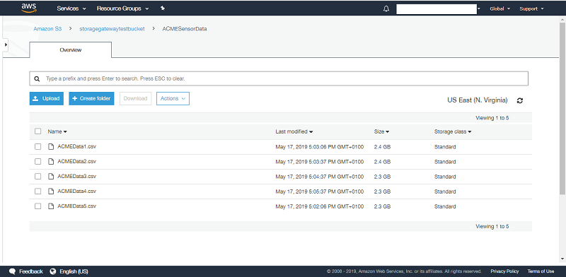 Query your data created on-premises using Amazon Athena and AWS Storage ...