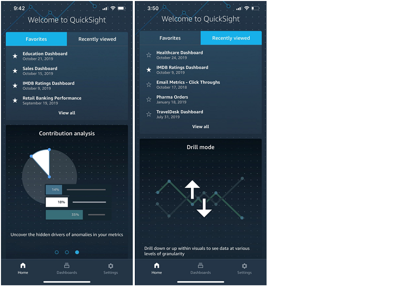 Amazon Quicksight がまったく新しい Quicksight Mobile アプリを発表 Amazon Web Services ブログ