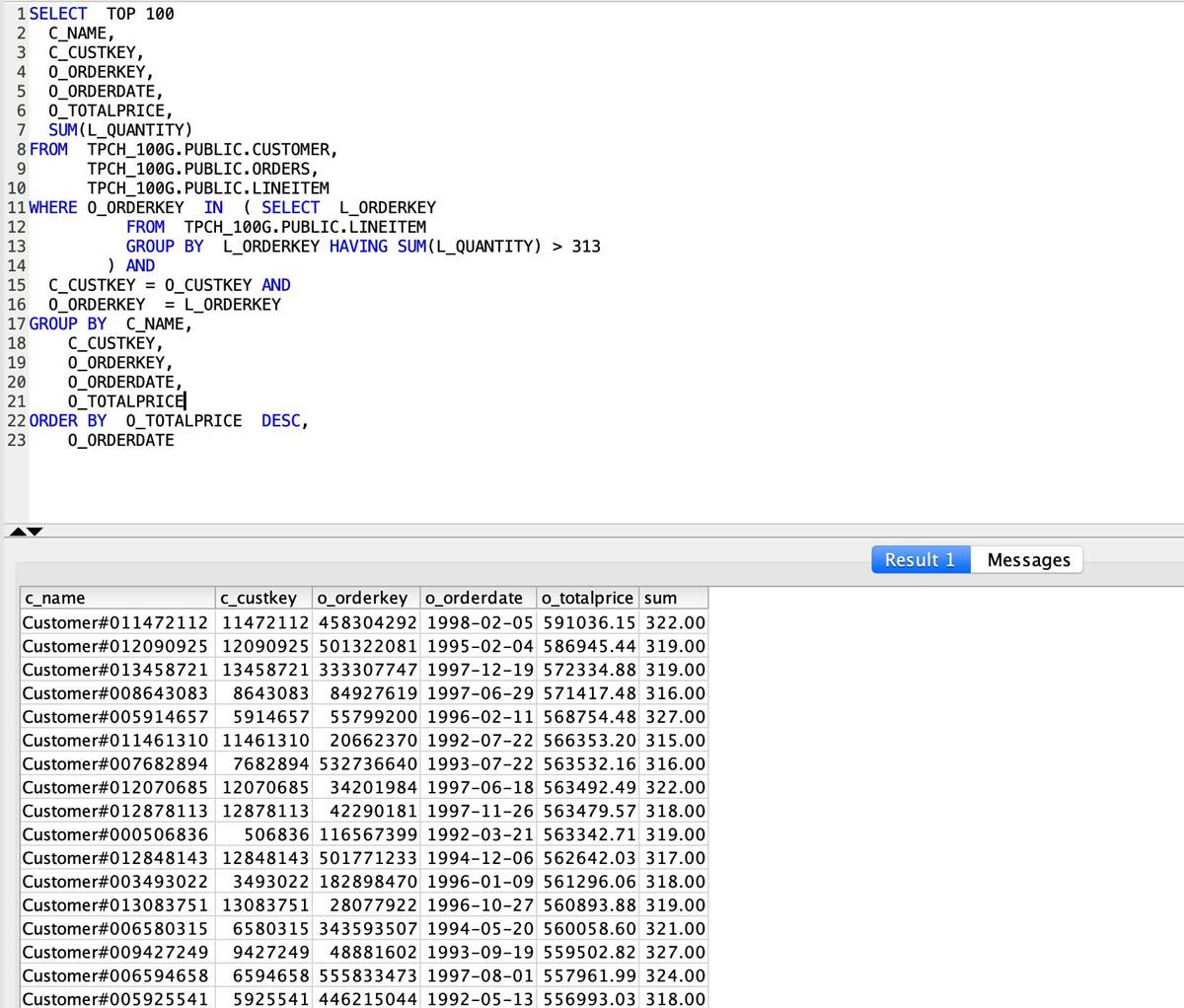 redshift query cost