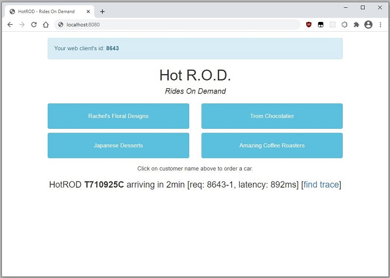 Figure 2: Hot R.O.D. Rides on Demand