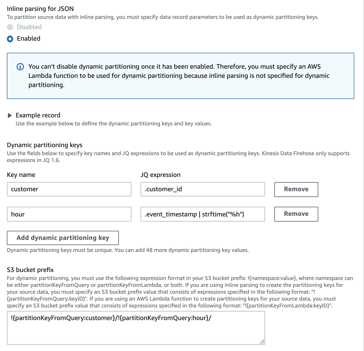 Kinesis Data Firehose supporting Amazon S3 9