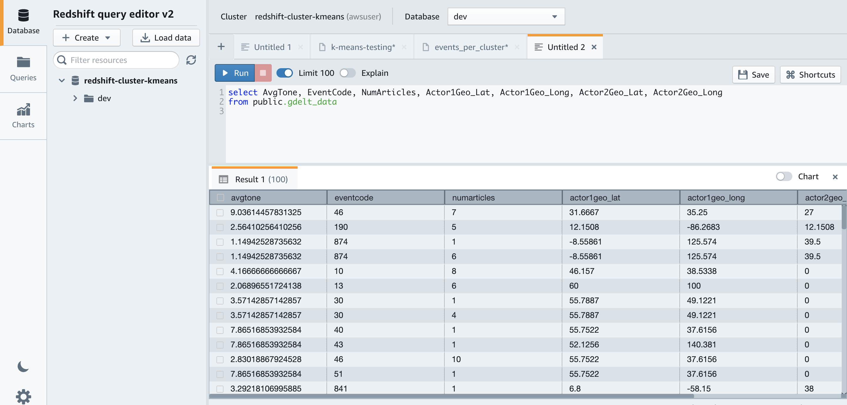 redshift ml