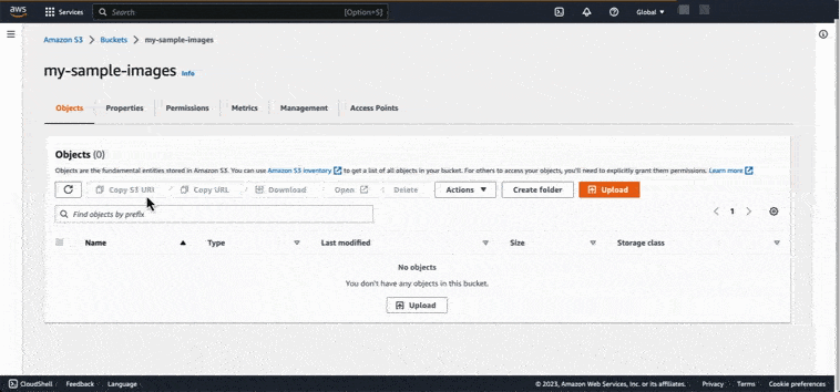 video walking through the setup of the cloudformation template. Described in text later