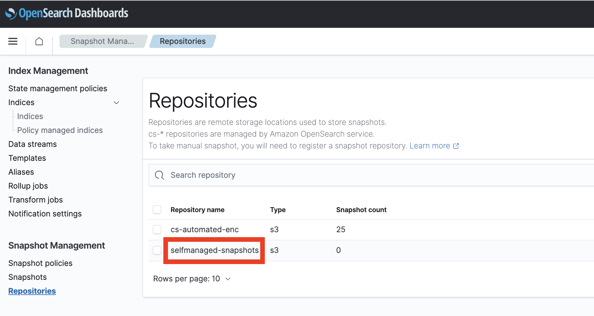 Unleash the power of Snapshot Management to take automated snapshots