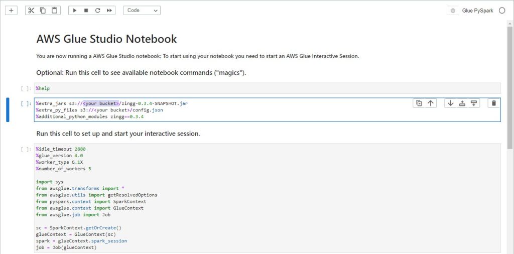 notebook setup cell