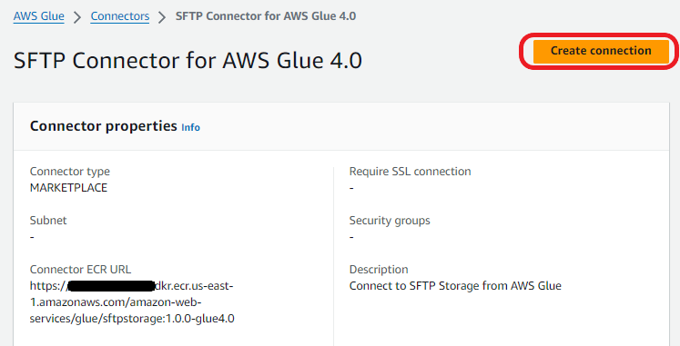 using sftp connector